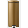 BRABANTIA 238581 Pedal Bin Newicon, 30 litara, kanta za otpad, topli mesing boja