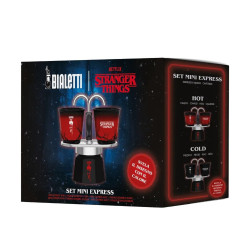 Bialetti Stranger Things Mini Express Stranger Things kafetijera, 2 šalice