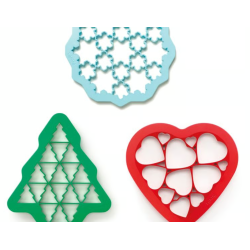 LEKUE 884245 Set od 3 kalupa za izradu i rezanje kolačića