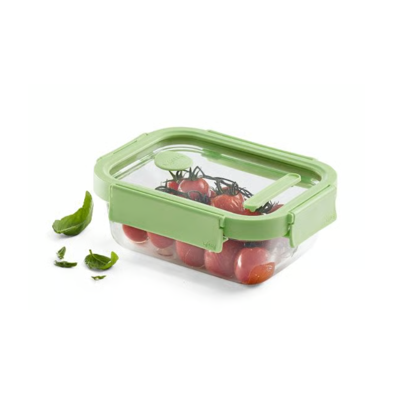 LEKUE 883880  pravokutna staklena nepropusna posuda, 640 ml