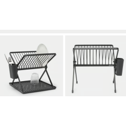 BRABANTIA 139406 stalak za sušenje posuđa , tamno siva