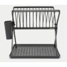 BRABANTIA 139406 stalak za sušenje posuđa , tamno siva