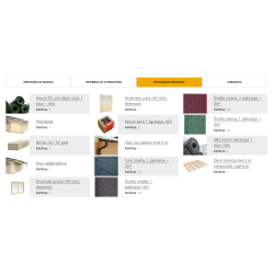 PALMAKO BRITTA  drvena vrtna kućica, 19,7 m2, bijelo ili sivo ili smeđe natopljeno