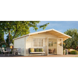 PALMAKO BRITTA  drvena vrtna kućica, 19,7 m2, obojano u dvije boje