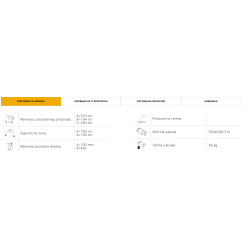 PALMAKO MATHIAS drvena ljuljačka za dvoje, 310 cm širina