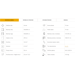 PALMAKO LISANDRA 44  drvena kućica/kabina , 19.40 m2, prirodno neobrađeno drvo