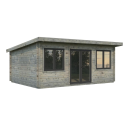 PALMAKO LISANDRA 44  drvena kućica/kabina , 19.40 m2, bijelo ili sivo ili smeđe bojano