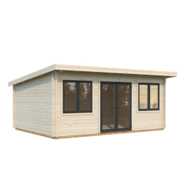 PALMAKO LISANDRA 44  drvena kućica/kabina , 19.40 m2, bijelo ili sivo ili smeđe bojano