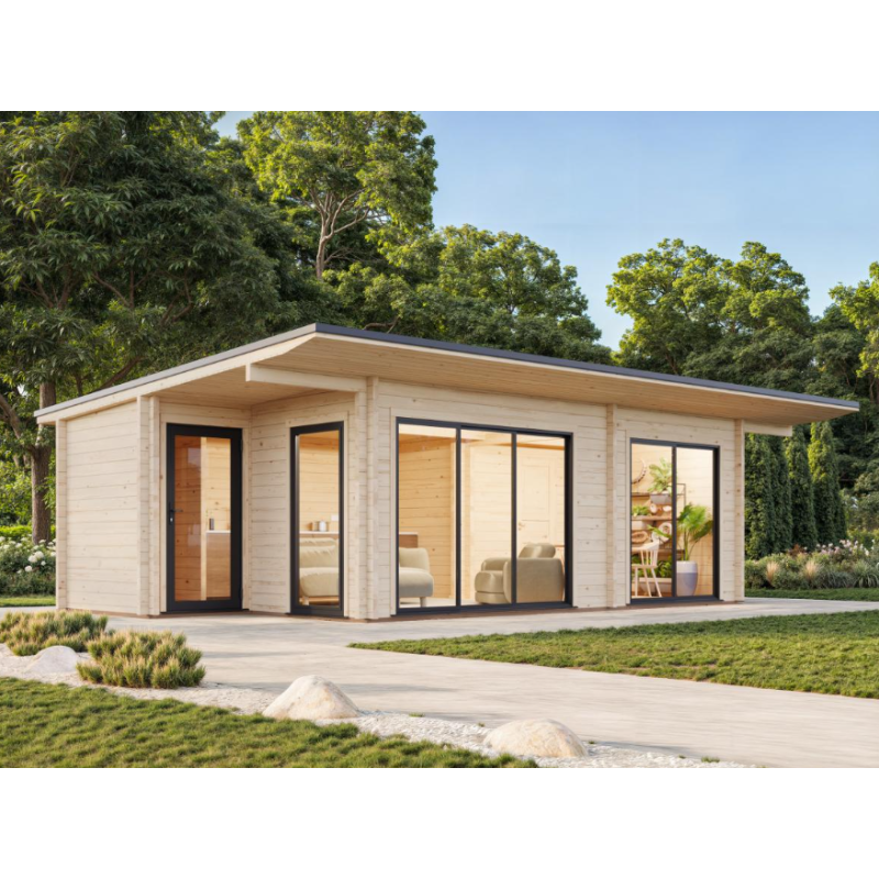 PALMAKO CECILIA 70 Slide, vrtna kućica/studio, 27.20 m2, klizni prozori, prirodno neobrađeno drvo