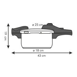 TESCOMA BIO EXCLUSIVE+ ekspres lonac 4 litre, 701704