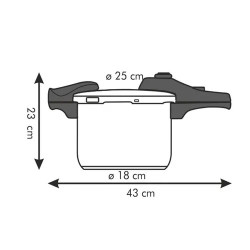 TESCOMA BIO EXCLUSIVE+ ekspres lonac 6 litara, 701706