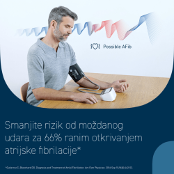 OMRON M4 Connect AFIB + ADAPTER , digitalni tlakomjer za nadlakticu