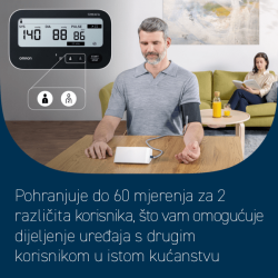 OMRON M4 Connect AFIB + ADAPTER , digitalni tlakomjer za nadlakticu