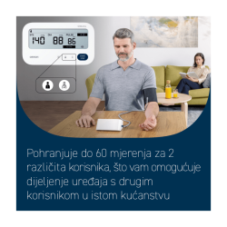 Omron M3 Comfort AFib digitalni tlakomjer  sa adapterom za nadlakticu