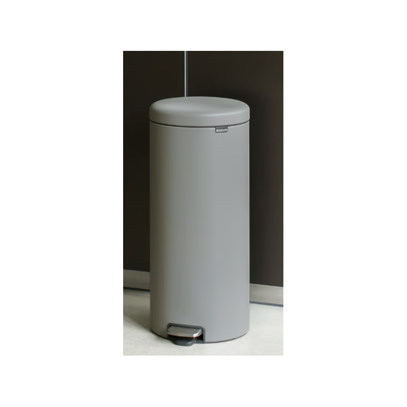 BRABANTIA 254949 Pedal Bin Newicon, 30 litara, kanta za otpad, SOFT GREY