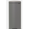 BRABANTIA 254949 Pedal Bin Newicon, 30 litara, kanta za otpad, SOFT GREY