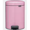 BRABANTIA 255281 Pedal Bin Newicon, 5 litara, kanta za otpad, Lilac Pink