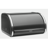BRABANTIA 236686 Roll Top Bread Bin Medium, kutija za kruh, peciva, muffine, mat crna