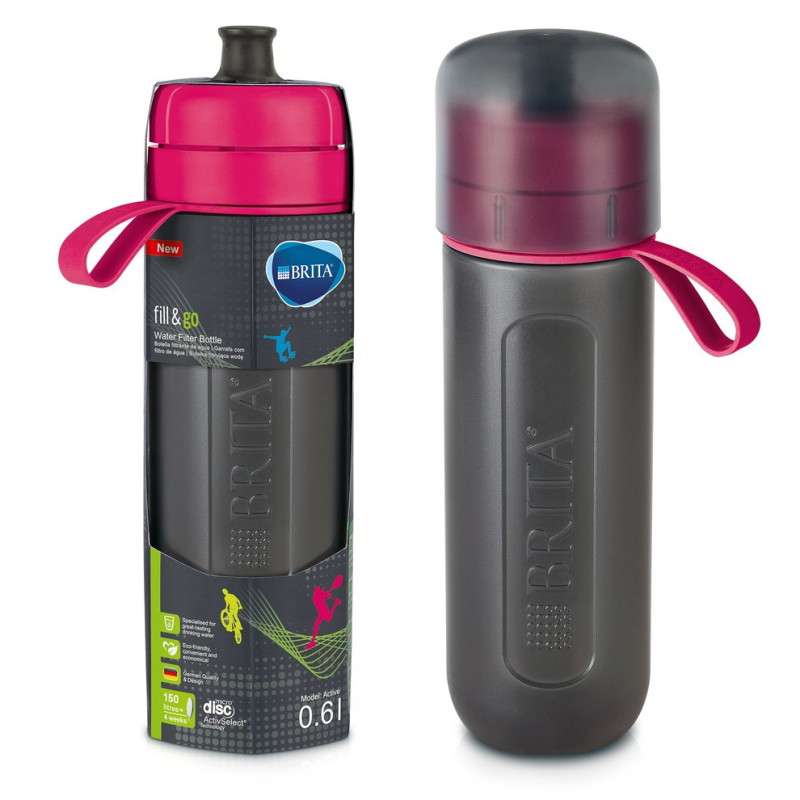 BRITA Fill&Go su višenamjenske bočice za filtraciju vode, pink