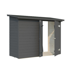 PALMAKO LEIF drvena kućica/spremište , 2.2 m2, bojano u svijetlo ili tamno sivo