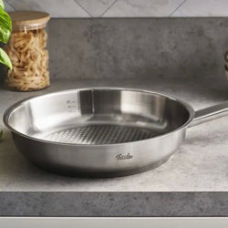 FISSLER Original-Profi Collection® inox tava, NovoGrill dno + stakleni poklopac, 28 cm promjer, 3.0 litara, 084-378-28-100/0