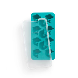 LEKUE 882500 Dolphin kalup za ledene kockice s poklopcem