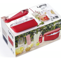 LEKUE 888168 Posuda za kockice leda za izradu i pohranu kockica leda