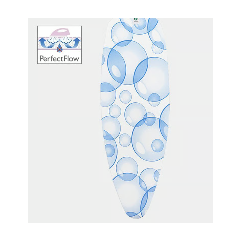 BRABANTIA 101465 navlaka za dasku, 8 mm, oznaka D, 134 x 45 cm, Bubbles