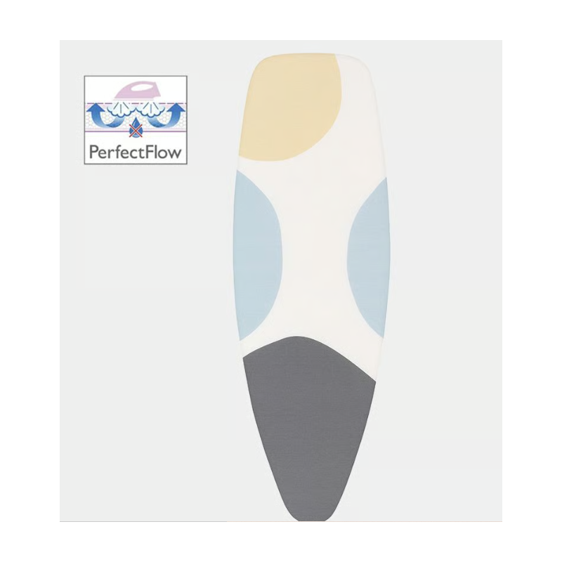 BRABANTIA 131608 navlaka za dasku, 8 mm, oznaka D, 134 x 45 cm, Spring Bubbles