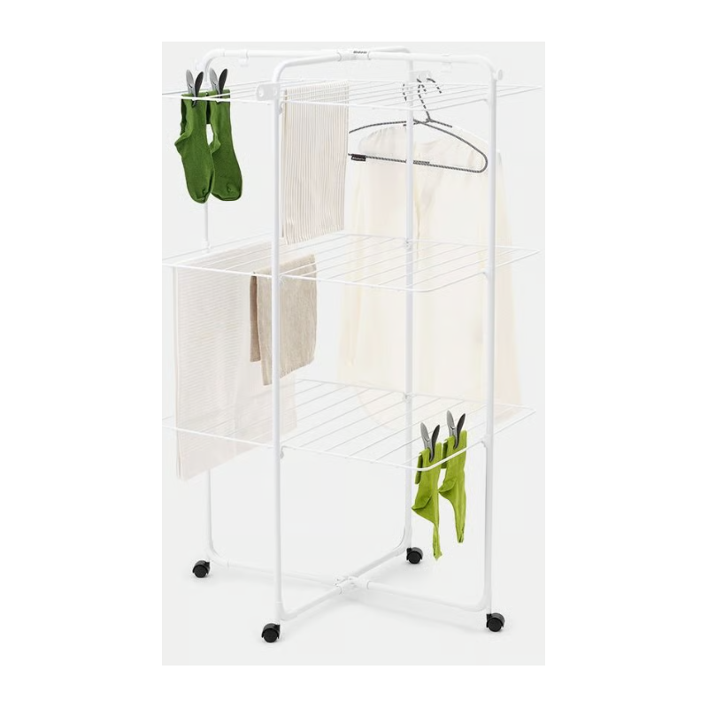 BRABANTIA 306303 hangon tower stalak za sušenje rublja, 23 m kapacitet, bijeli