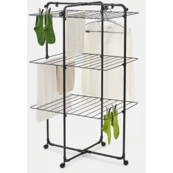 BRABANTIA 303982 hangon tower stalak za sušenje rublja, 23 m kapacitet, crni