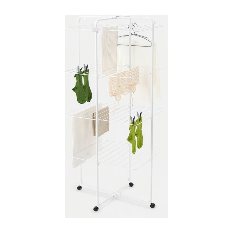 BRABANTIA 322303 hangon tower stalak za sušenje rublja, 30 m kapacitet, bijeli