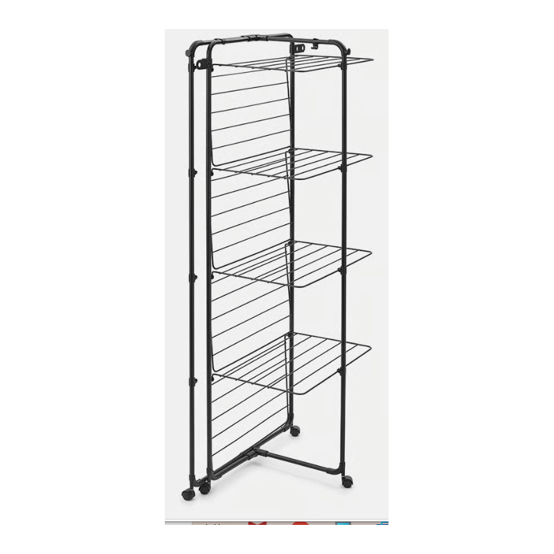 BRABANTIA 319303 hangon tower stalak za sušenje rublja, 30 m kapacitet, crni