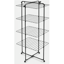 BRABANTIA 319303 hangon tower stalak za sušenje rublja, 30 m kapacitet, crni