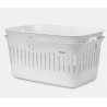 BRABANTIA 244643 Collect-it košara za prenošenje i prikupljanje rublja, 40 litara, bijela