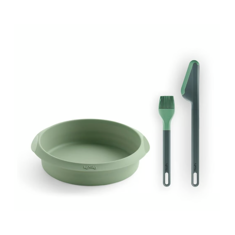 LEKUE 887185 set za fritezu ( air fryer ), kalup + hvataljka + četkica