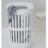 BRABANTIA 244704 Collect-it košara za prenošenje i prikupljanje rublja, 55 litara, bijela