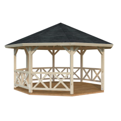 PALMAKO BETTY 18 drvena pergola 18 m2 , 105212 prirodno neobrađeno drvo
