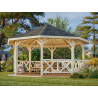 PALMAKO BETTY 18 drvena pergola 18 m2 , 105212 prirodno neobrađeno drvo
