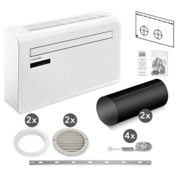 TROTEC PAC-W 2650 SH zidni klimni uređaj s funkcijom hlađenja i grijanja, WiFi-jem, do 34 m2