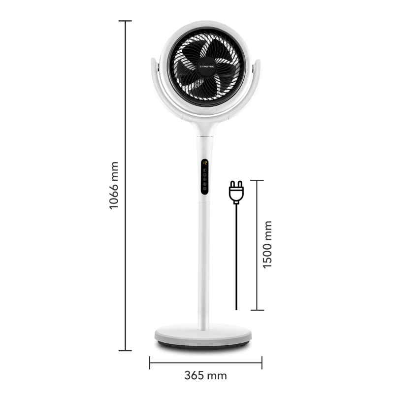 TROTEC TVE 200 S, stajaći ventilator, promjer 19 cm