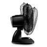 TROTEC TVE 8 S, stolni ventilator s 90° oscilacijom, crni, promjer 40 cm,
