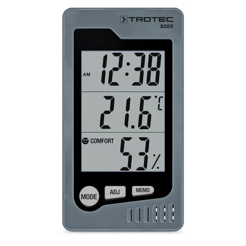 TROTEC BZ 05 termo higrometar, mjerenje vlažnosti i temperature