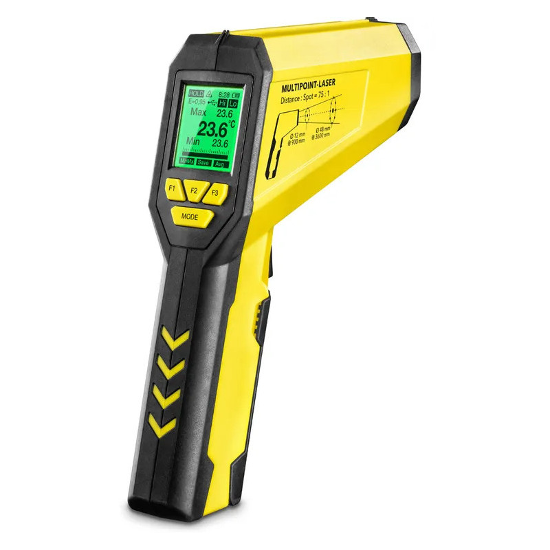 TROTEC TP 10 Infracrveni termometar / pirometar ,višestruka točka s laserom