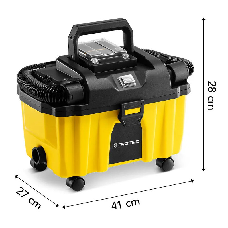 TROTEC VC 15-20V bežični usisavač sa baterijom i punjačem, usis . max.  2700, 10000 ml prašine/ ml,