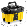 TROTEC VC 15-20V bežični usisavač sa baterijom i punjačem, usis . max.  2700, 10000 ml prašine/ ml,