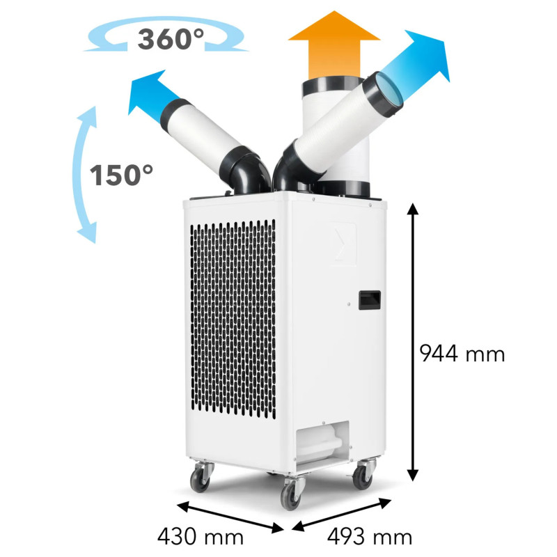 TROTEC PT 3500 SP,Spotcool klima uređaj, 3,5 kW