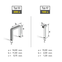 TROTEC PTNS 11‑230V Električna klamerica
