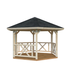PALMAKO BETTY 9.90 drvena pergola 9.90 m2 , 103879 prirodno neobrađeno drvo