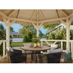 PALMAKO BETTY 9.90 drvena pergola 9.90 m2 , 103879 prirodno neobrađeno drvo
